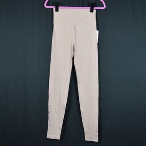 NWT Charlotte Russe leggings Size Medium High waisted  Color Antl (light brown)